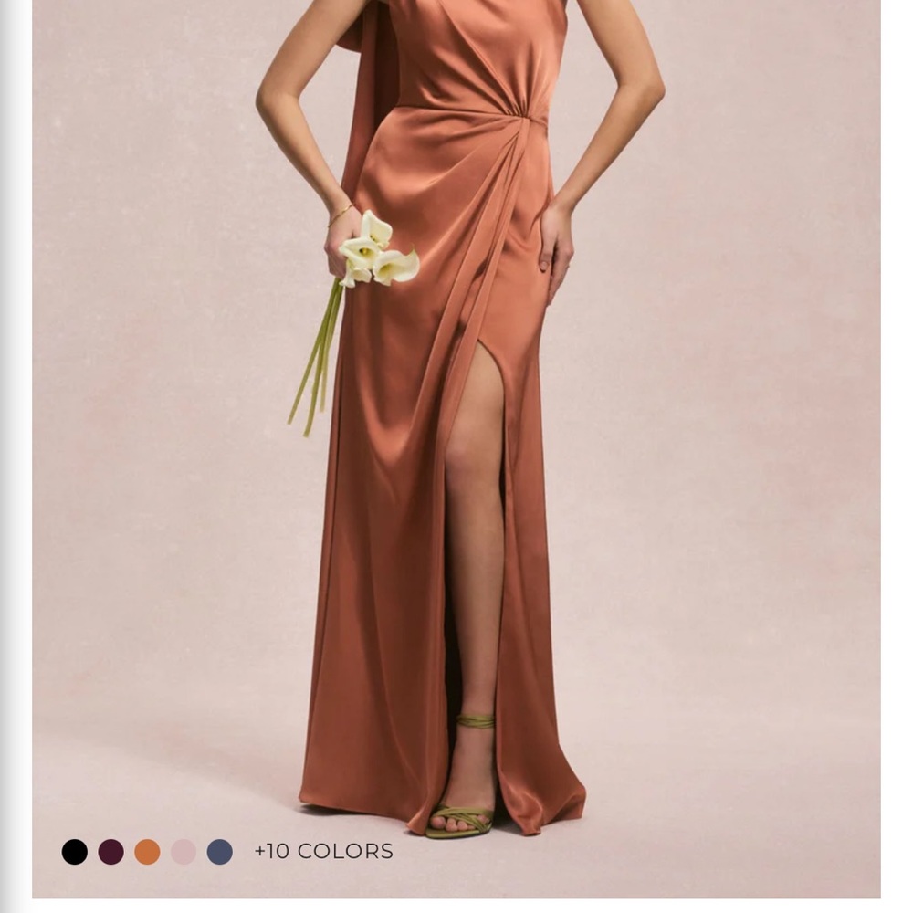 Mori Lee Elegant Spice Satin Dress